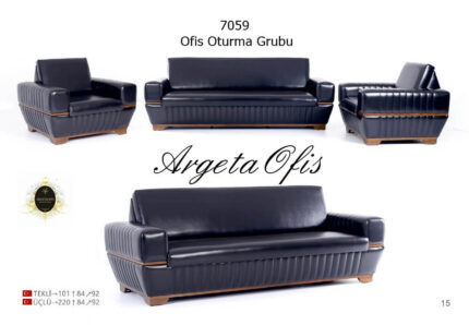 Kompakt tasarıma sahip şık 7059 Ofis Kanepeleri