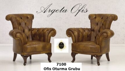 modern bir ofis ortamında sergileniyor.