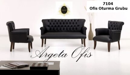Minimalist tasarıma sahip estetik 7104 Ofis Kanepeleri