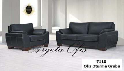 Kompakt ve şık tasarıma sahip estetik 7110 Ofis Kanepeleri.