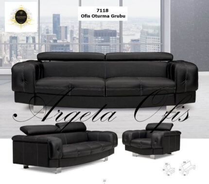 Rahat bir oturum sunan estetik 7118 Ofis Kanepeleri.