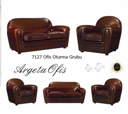 Dinlenme alanı için ideal olan şık estetik 7127 Ofis Kanepeleri.