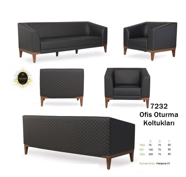 7232 Ofis Kanepeleri Minimalist bir tasarıma sahip estetik 7232 Ofis Kanepeleri.