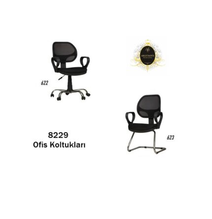 Bel ve sırt desteği ile ayarlanabilir yükseklik sunan Lüks 8229 Ofis Koltuklarılarımız